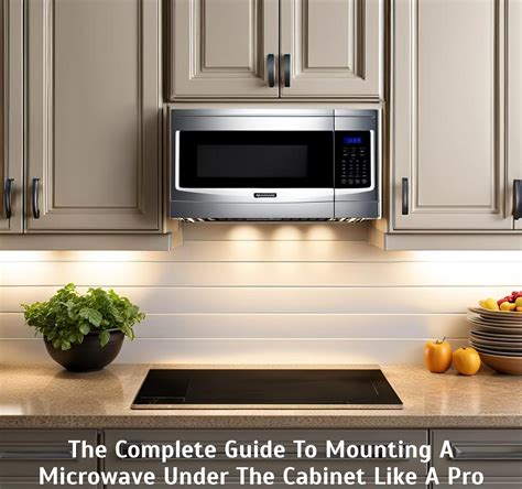 microwave under cabinet mounting bracket|mount countertop microwave under cabinet.